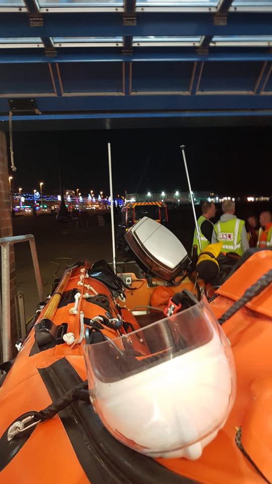 Rnli Night Rescue Blackpool RNLI volunteers rescue one person during busy night of call ...