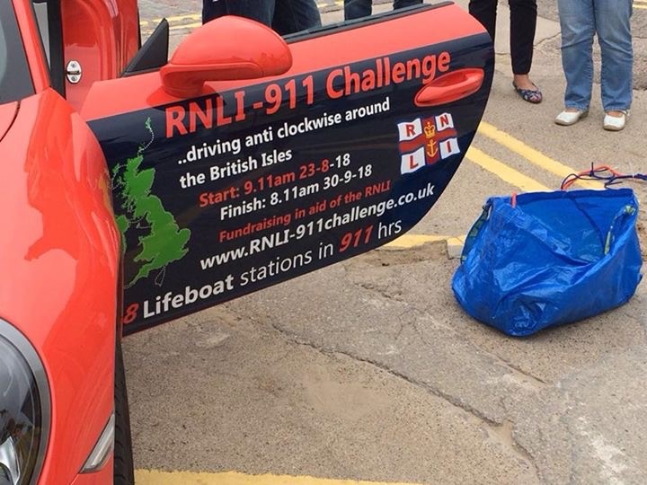 RNLI 911 Challenge Car Door