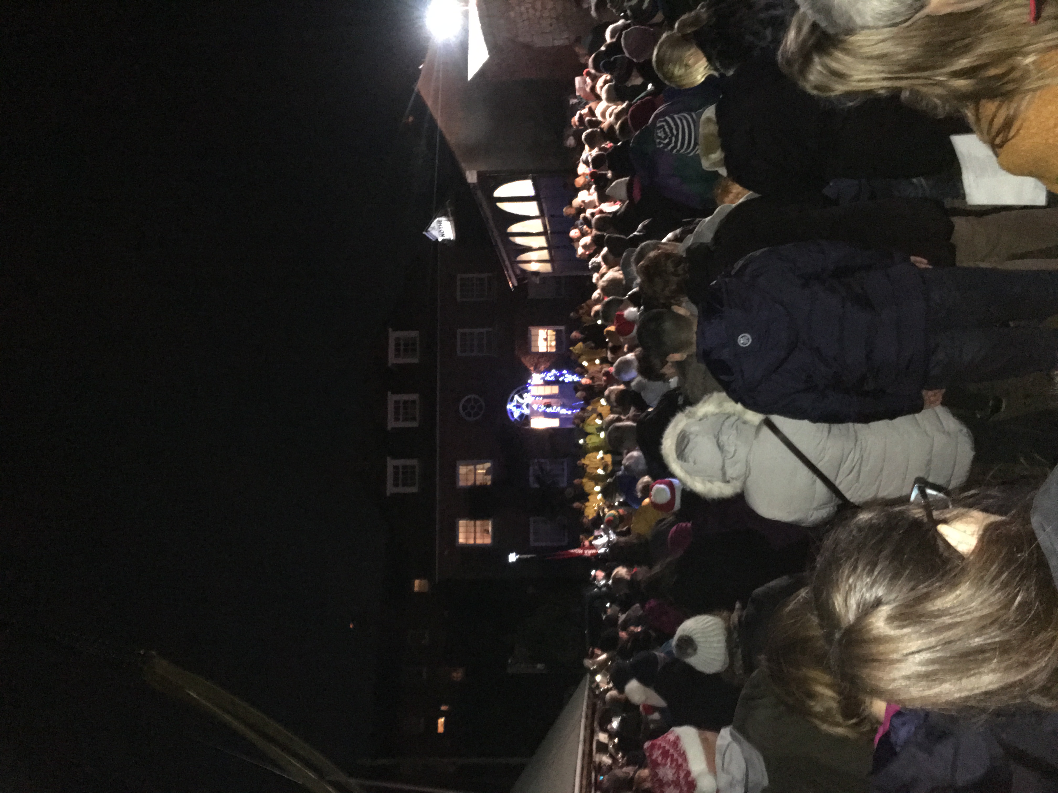 The crowd who attended