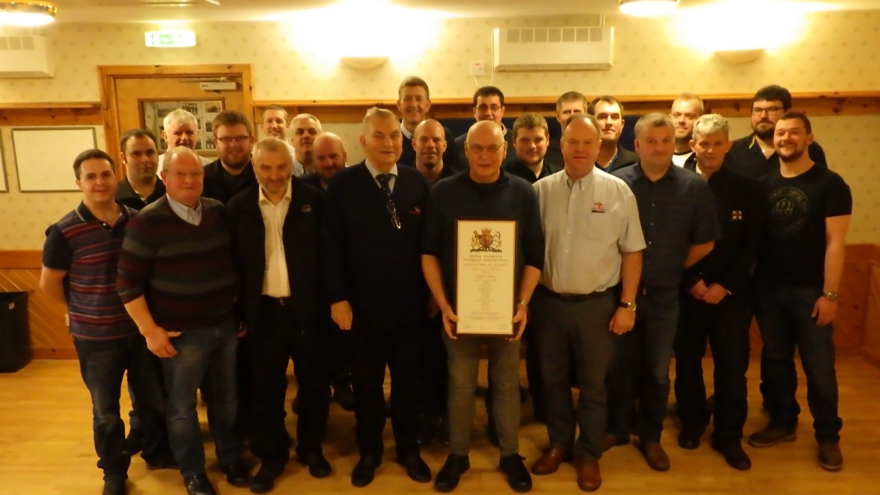 photo shows RNLI Aith crew