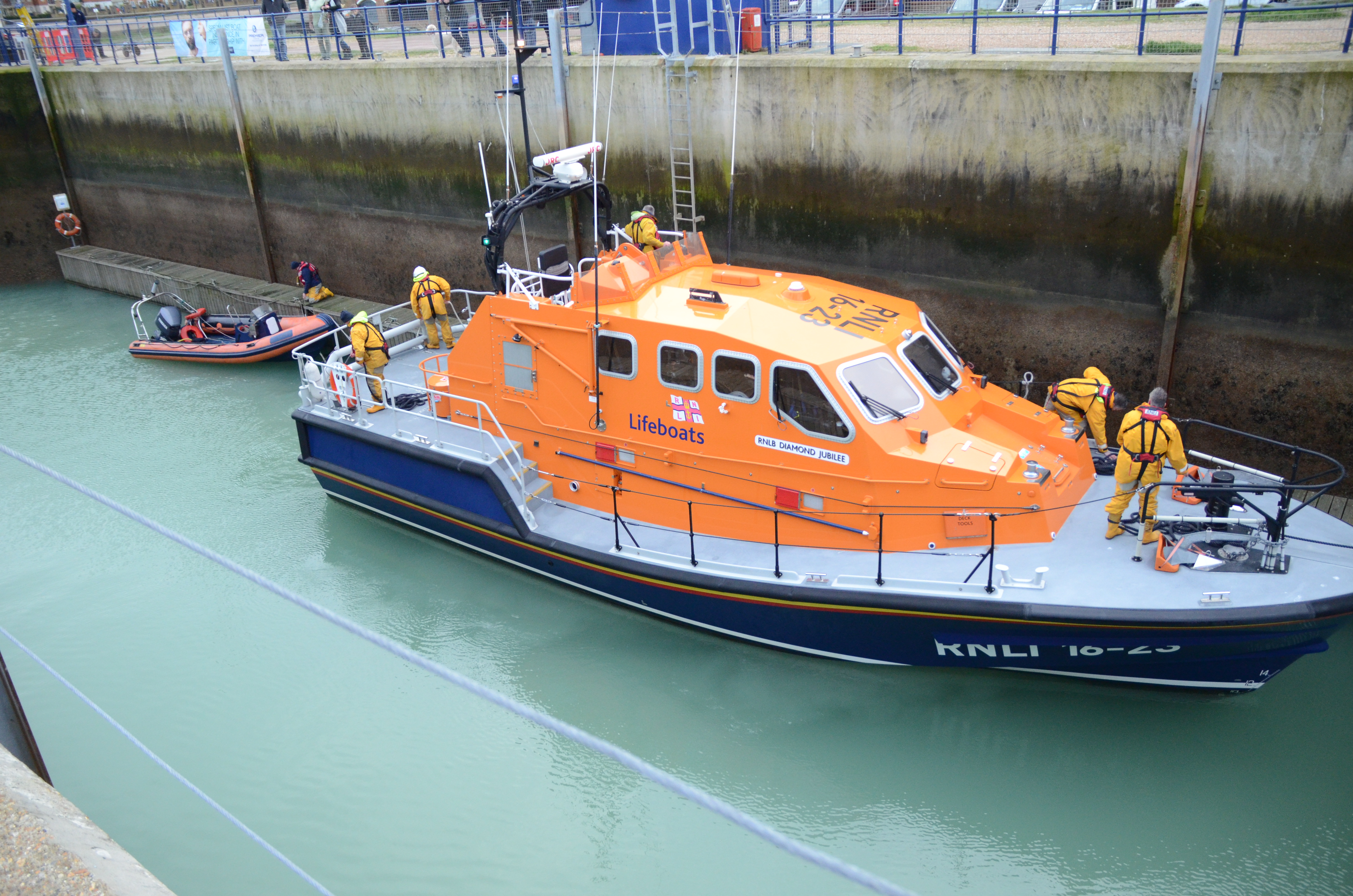 Rib towed into Sovereign Harbour