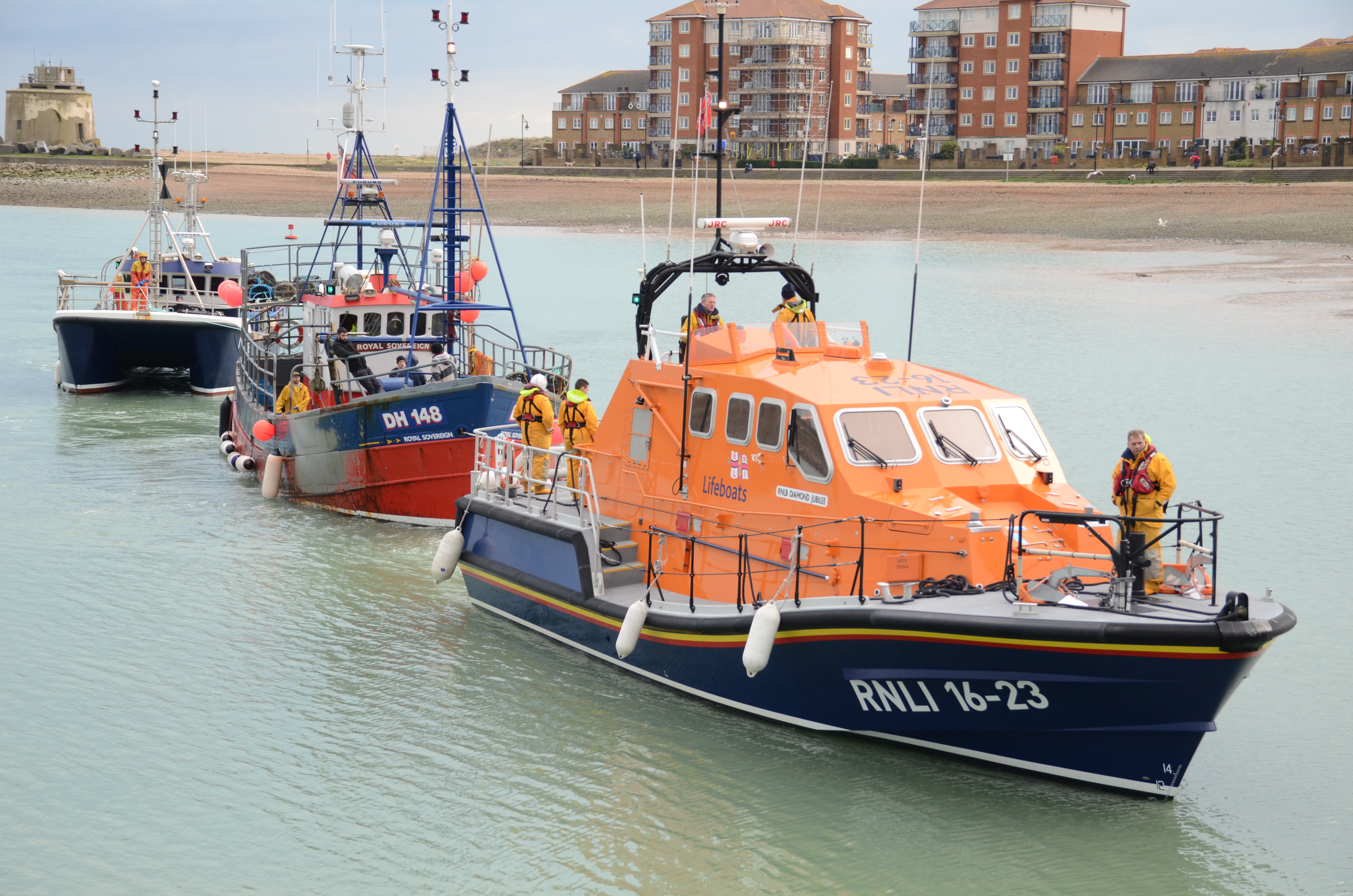 Convoy entering Sovereign Harbour