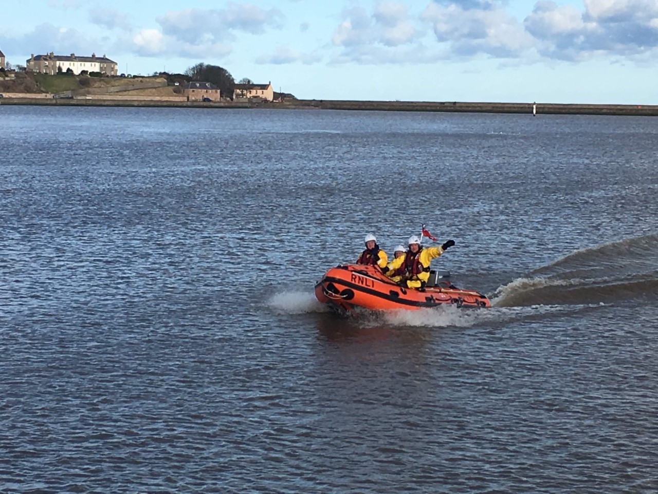 ILB crew safely home after Christi's first shout