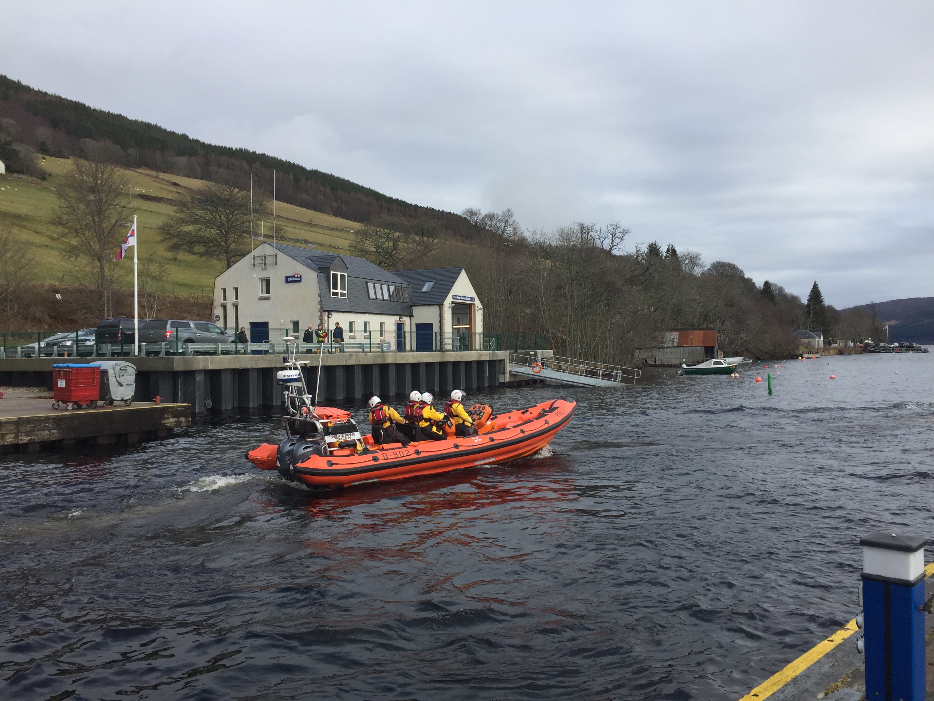The new lifeboat and the new station
