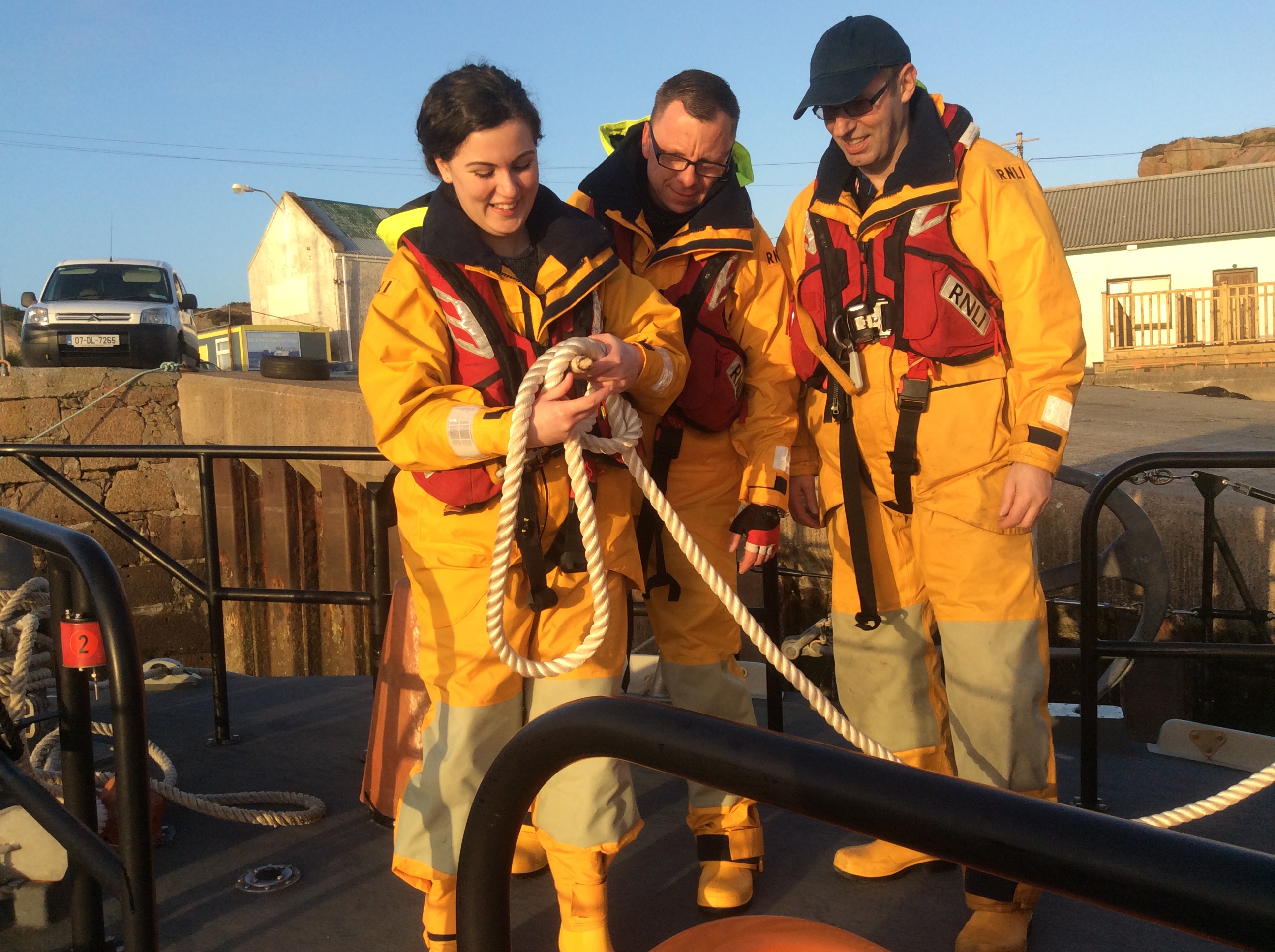 Arranmore RNLI's three new lifeboat recruits
