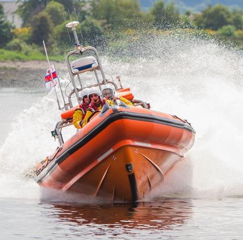 Kessock Lifeboat underway