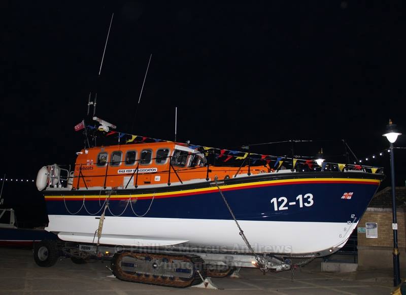 Archived picture of Filey ALB at night.