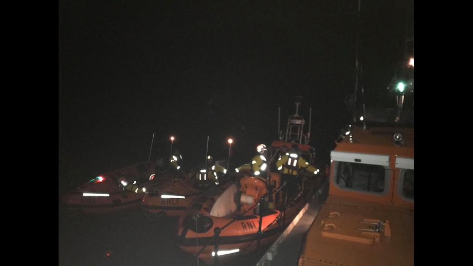 Rnli Night Rescue New Quay RNLI in all night multi agency rescue | RNLI