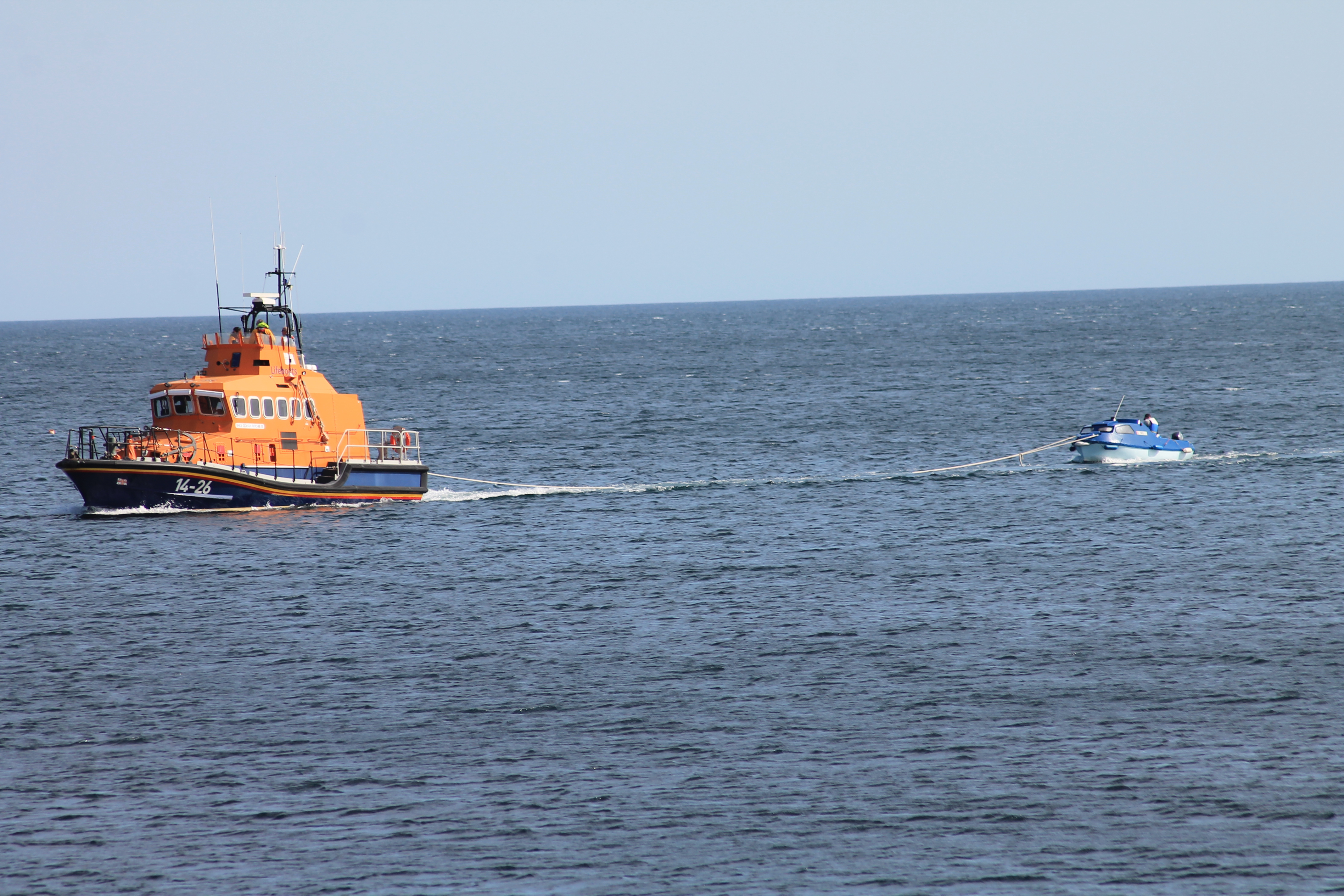 Port St Mary brings three people to safety
