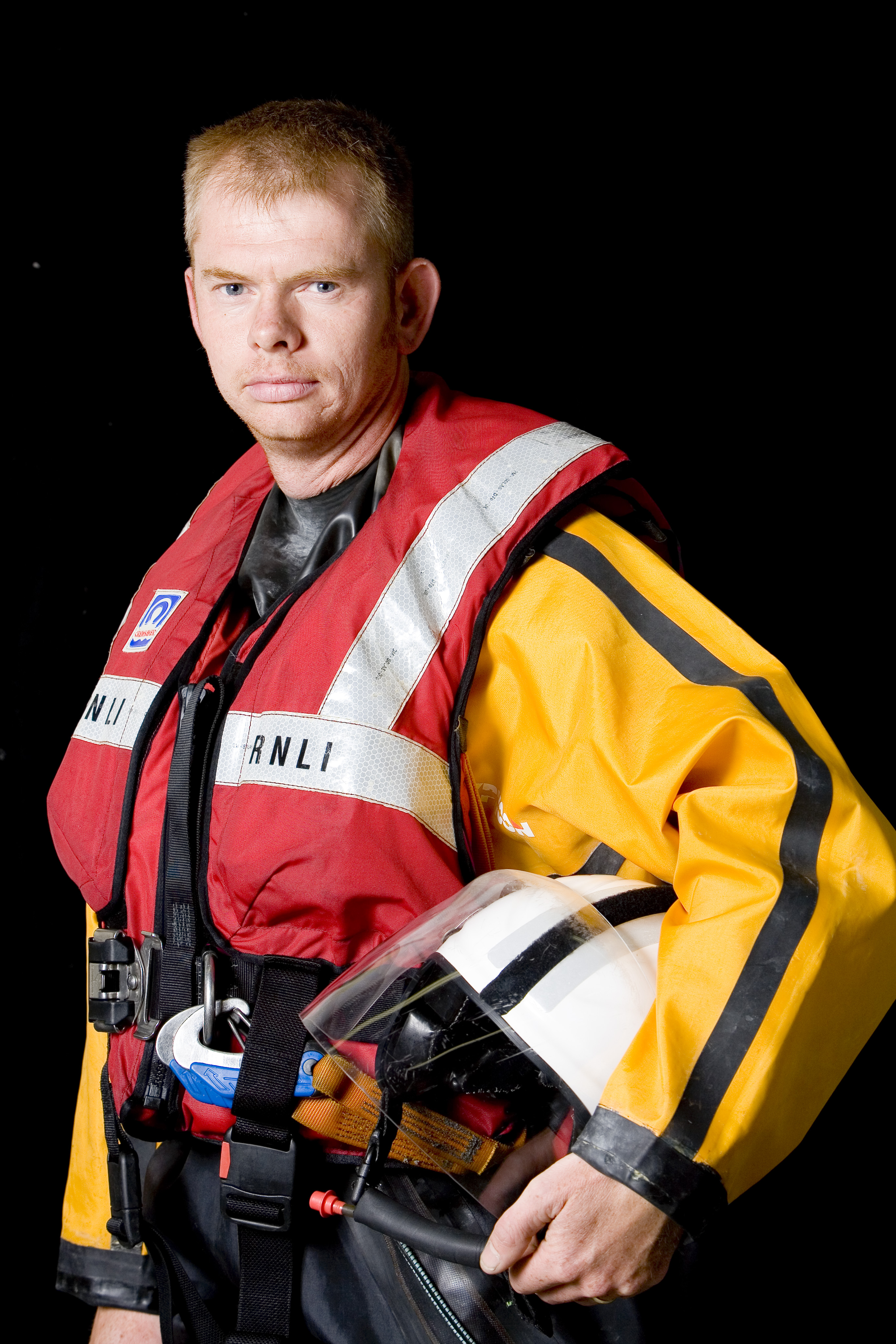 Paul in inshore lifeboat kit