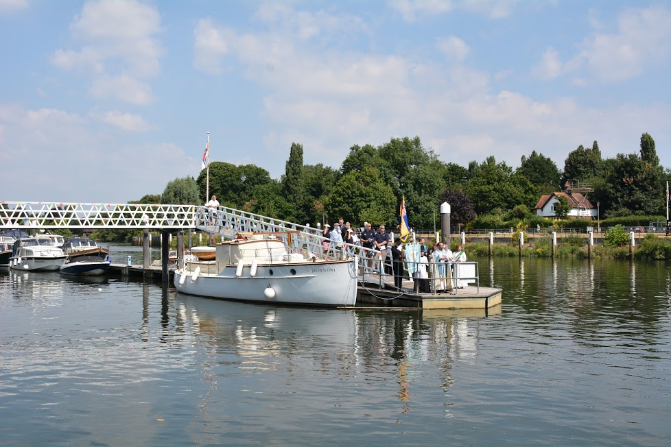 Teddington RNLI and local community at River Thames Blessing 8 July 2018