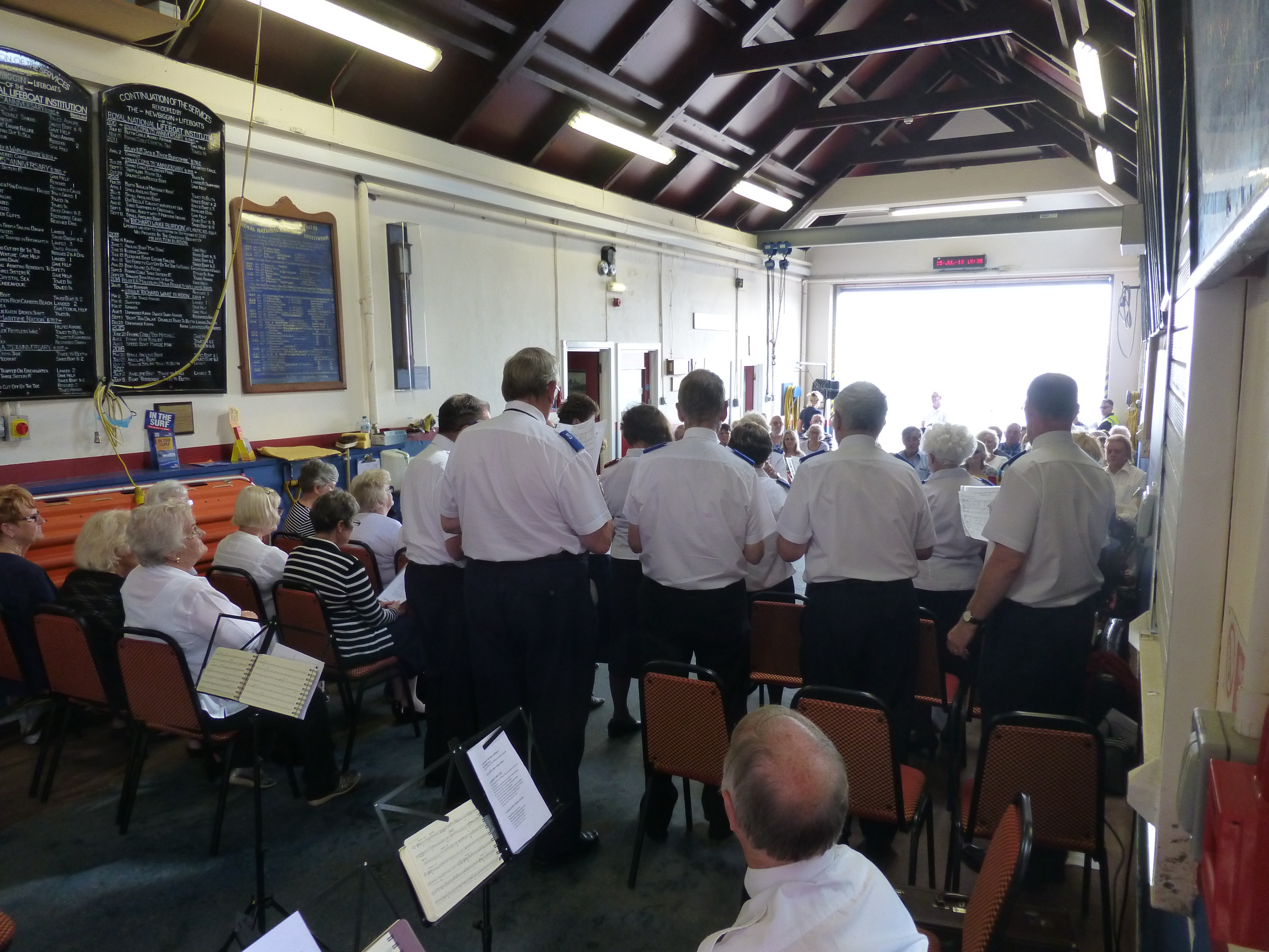 The Salvation Army singers in song