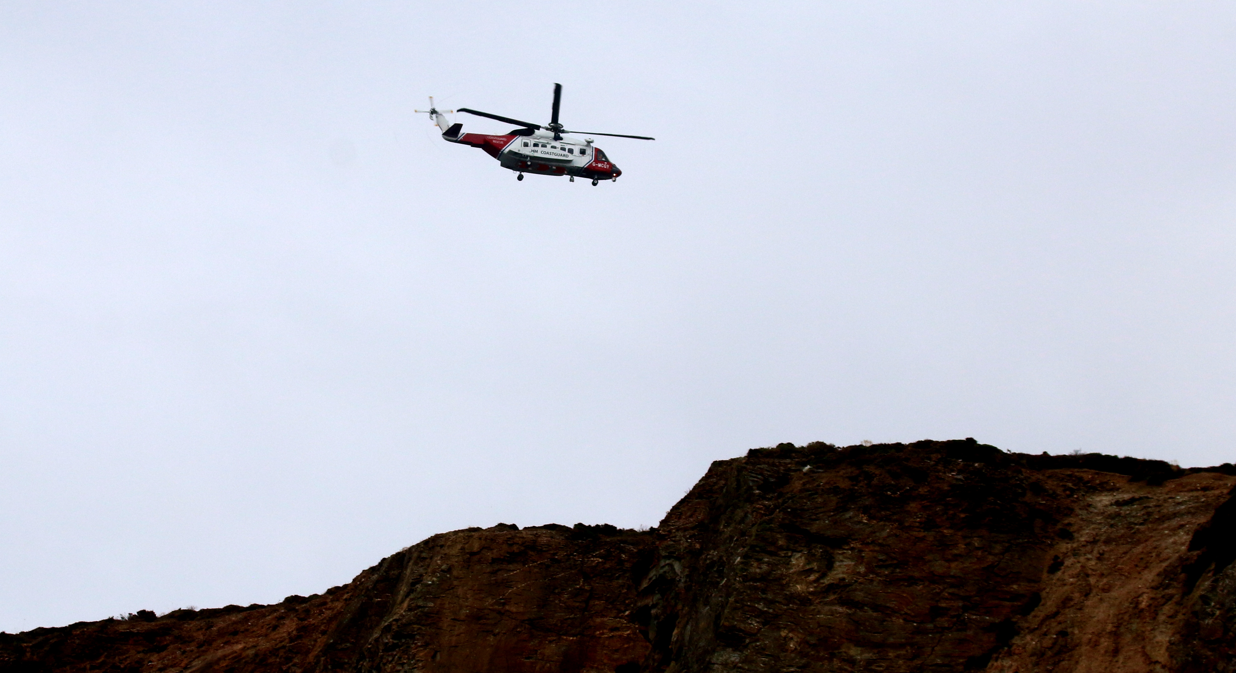 Coastguard helicopter