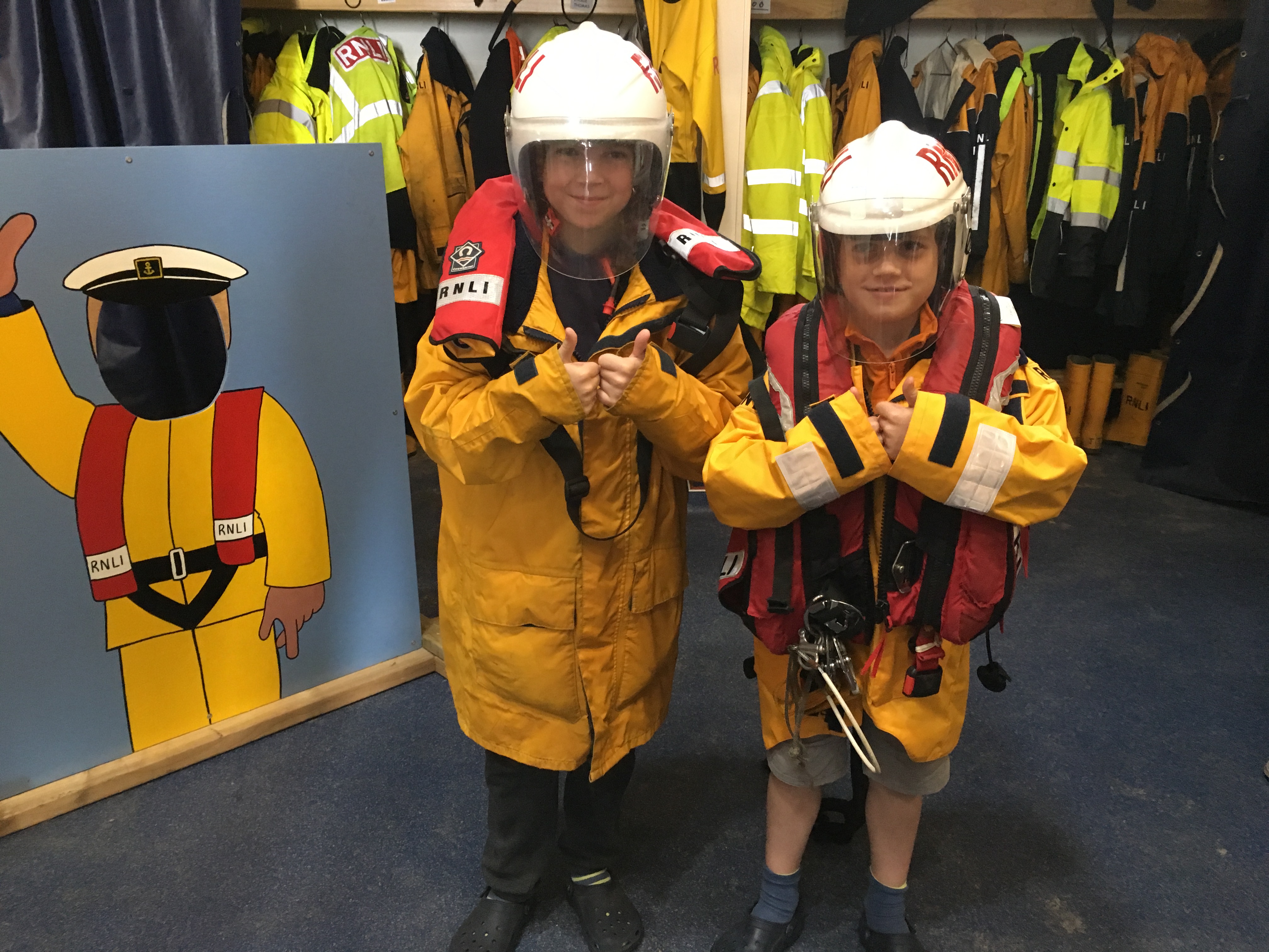 Ben and Tom from Wolverhampton try on drysuits 