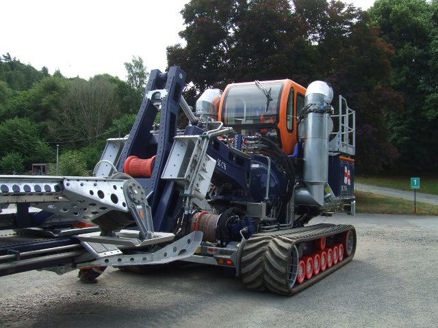 The new rig, which has been built in Wales.