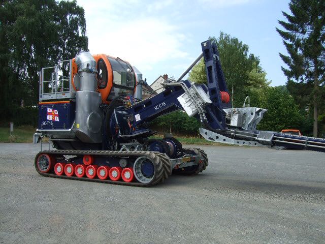 The new rig, which has been built in Wales.