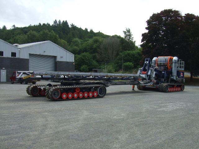 The new rig, which has been built in Wales.