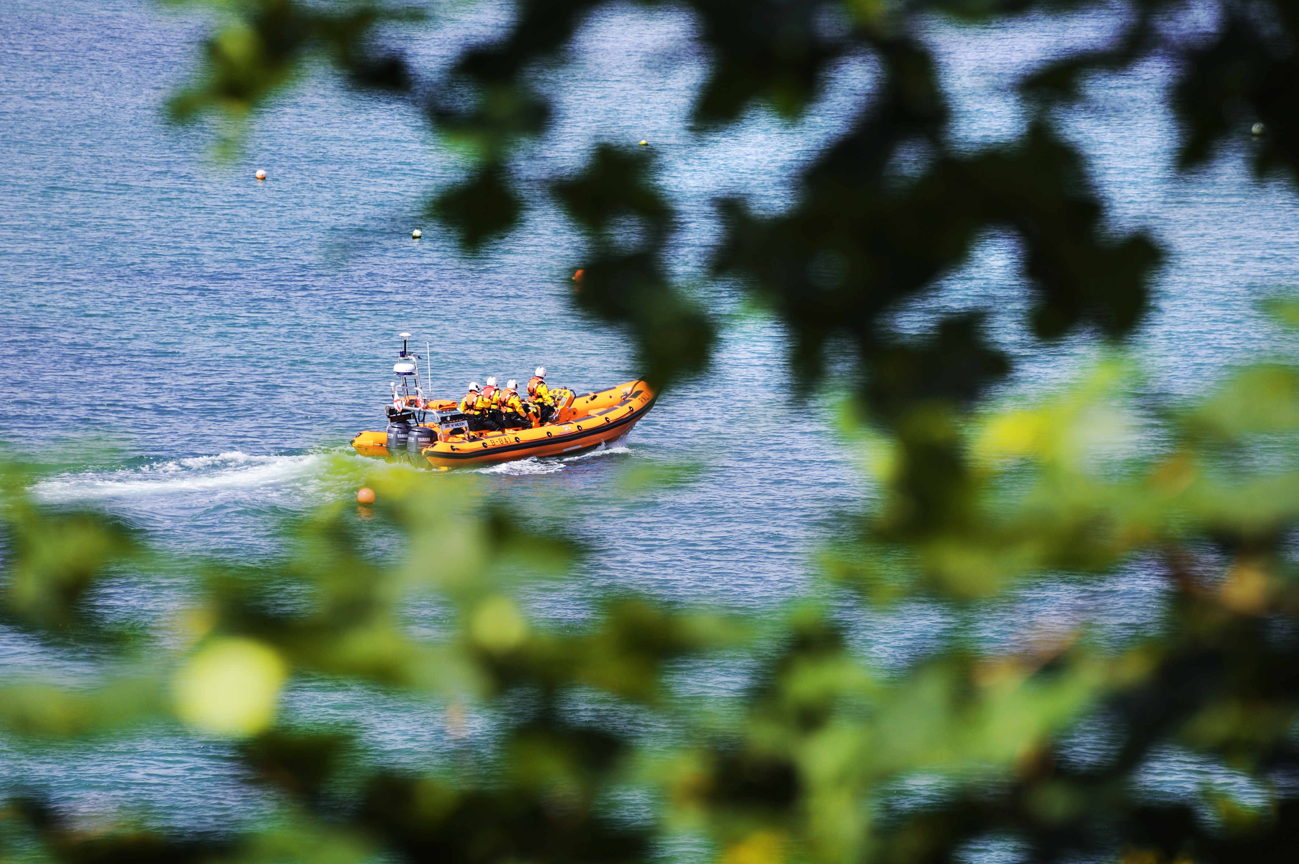 St. Catherine's inshore lifeboat in action