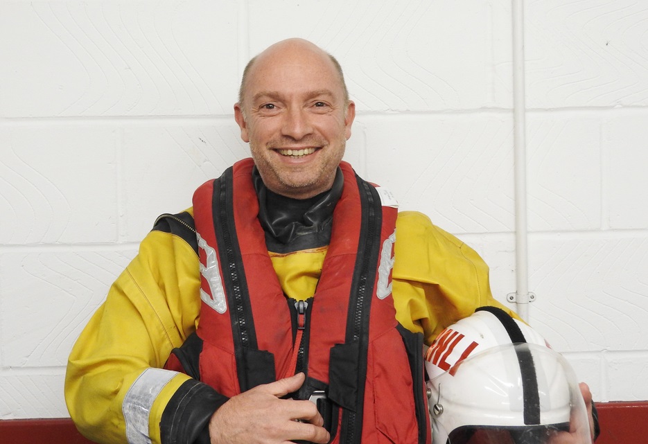 Matt Allchurch, helm at Teddington RNLI Lifeboat Station