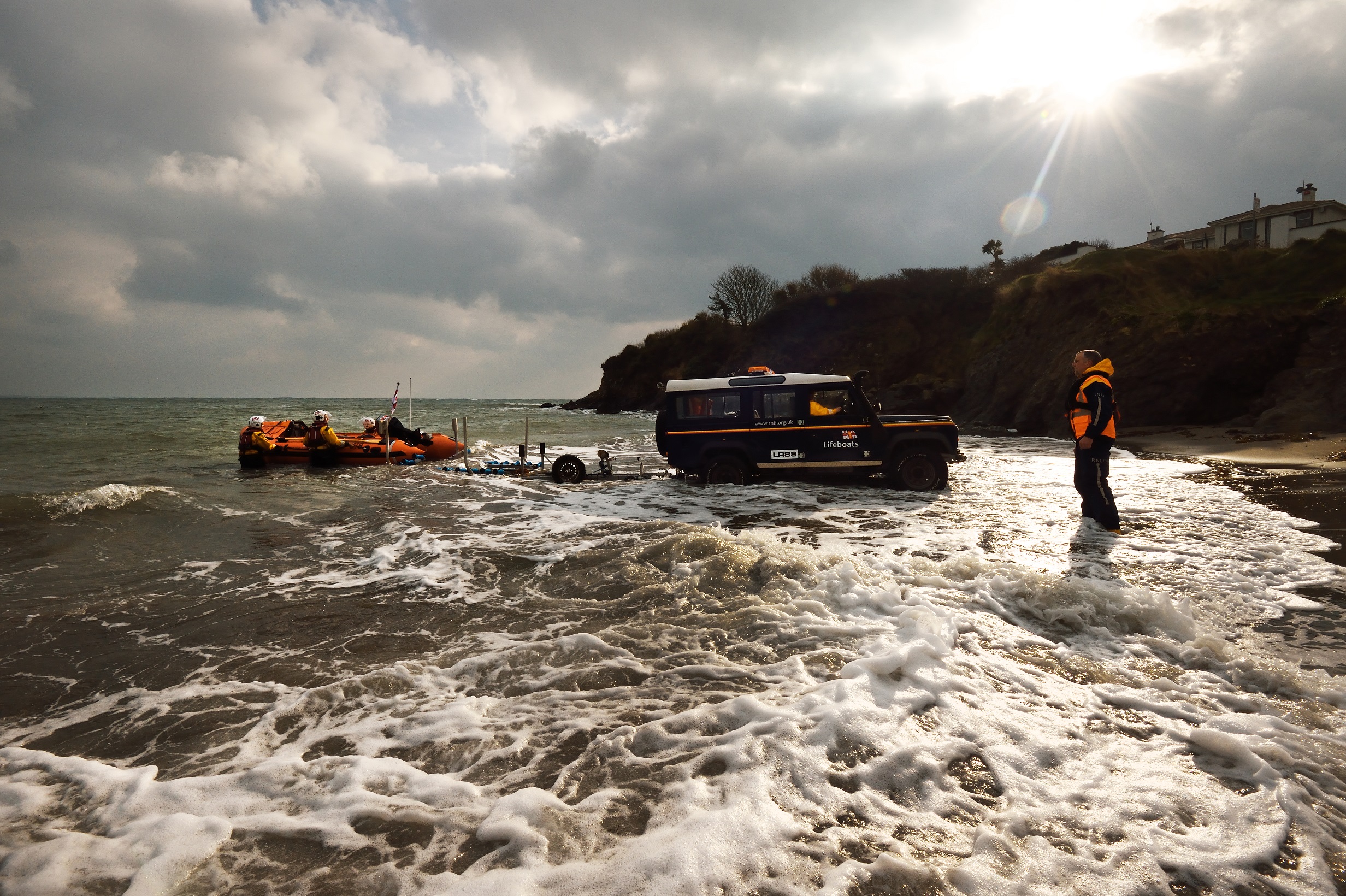 Fethard RNLI launch on exercise