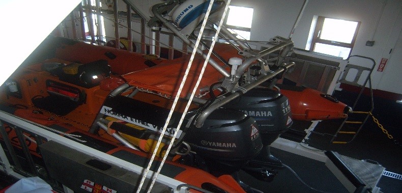 The relief lifeboat Norma Ethel Vinall at Beaumaris