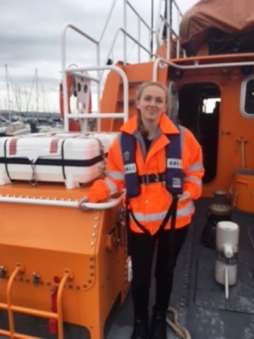 Systems Technician Apprentice Helen McKinnon at work