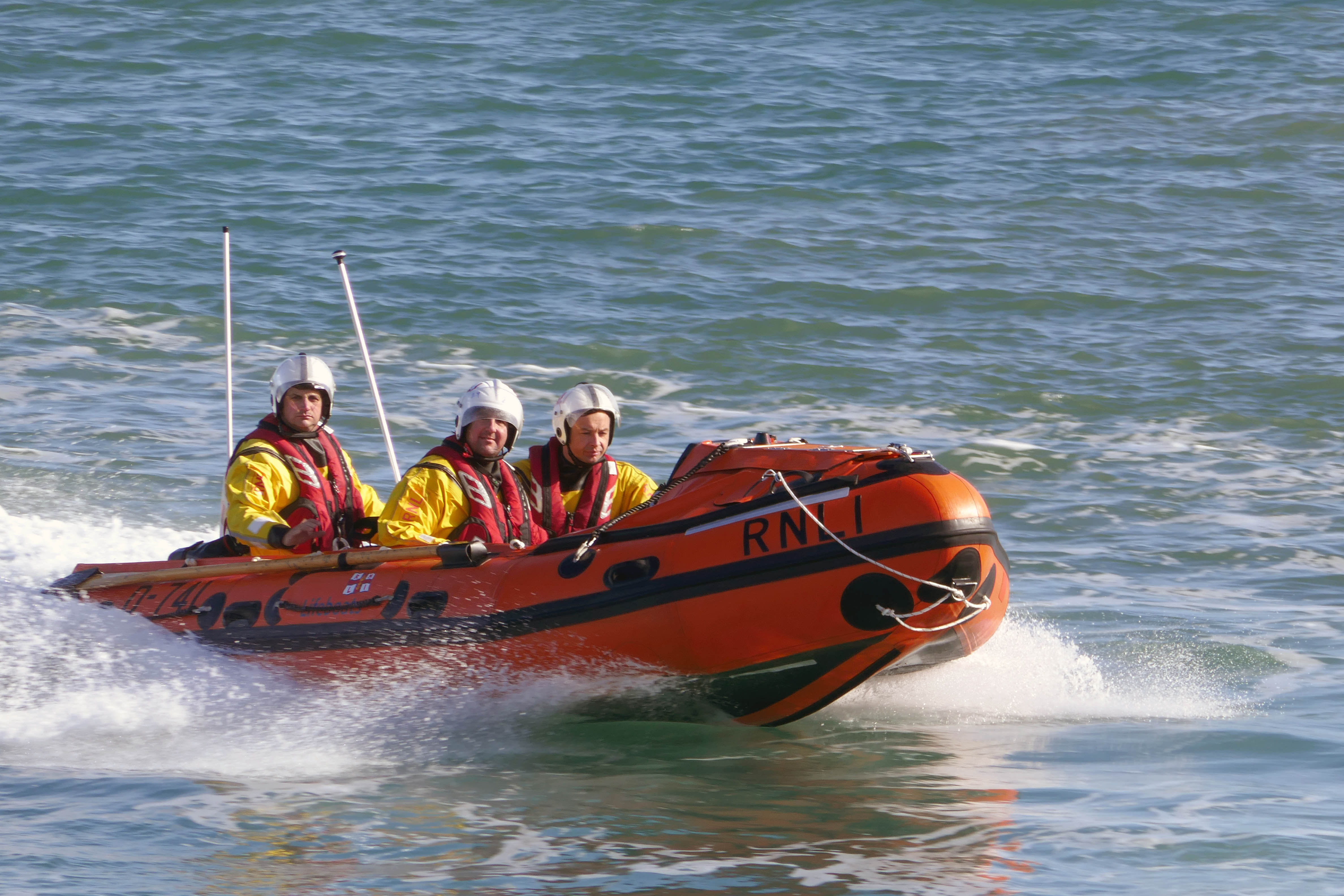 Looe RNLI D Class Ollie Naismith returning to Looe