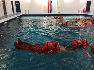 Water based casualty handling.