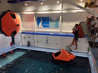 Entry into the water from height.