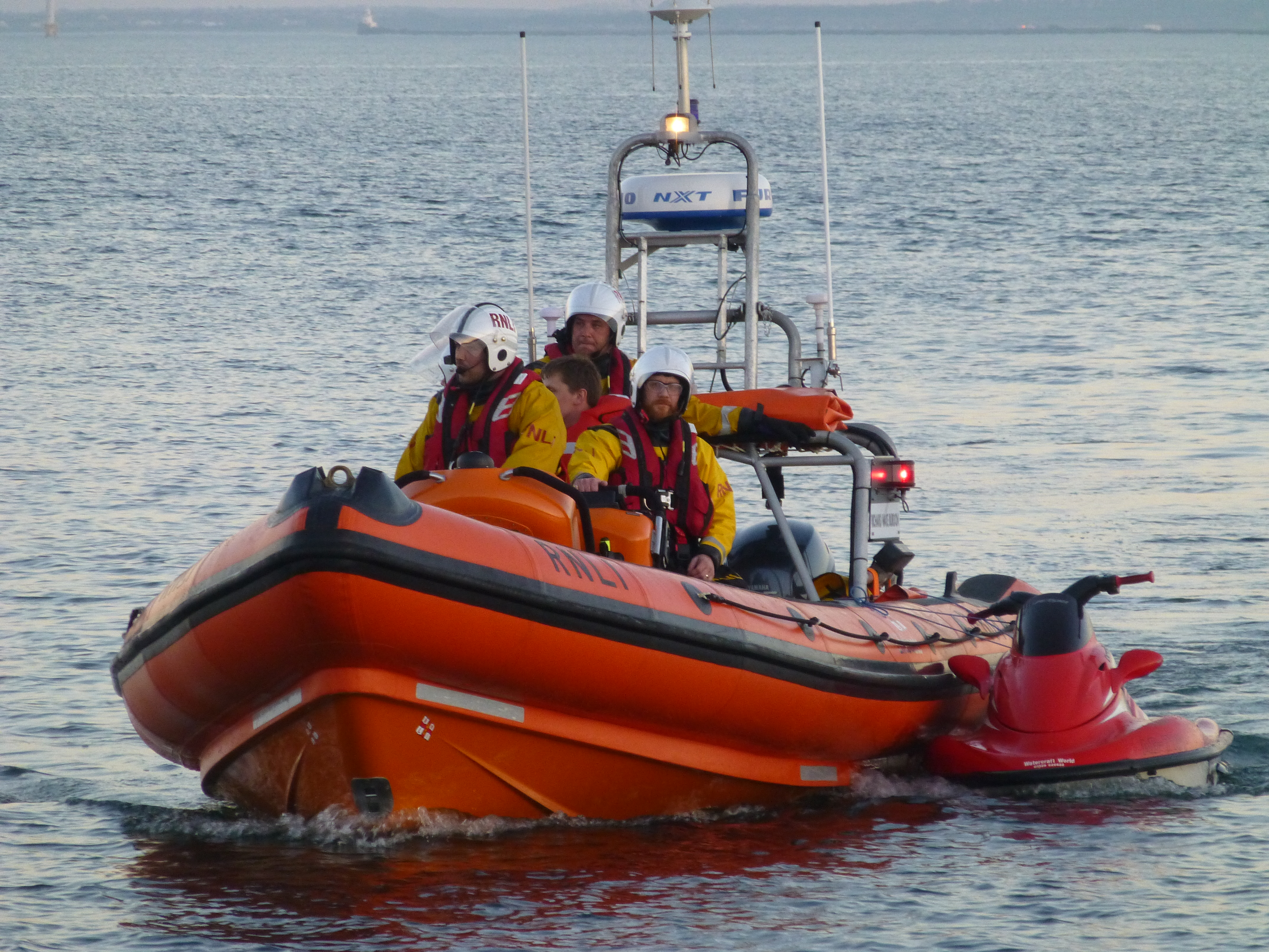 One of the images from tonight showing the latter part of the rescue.