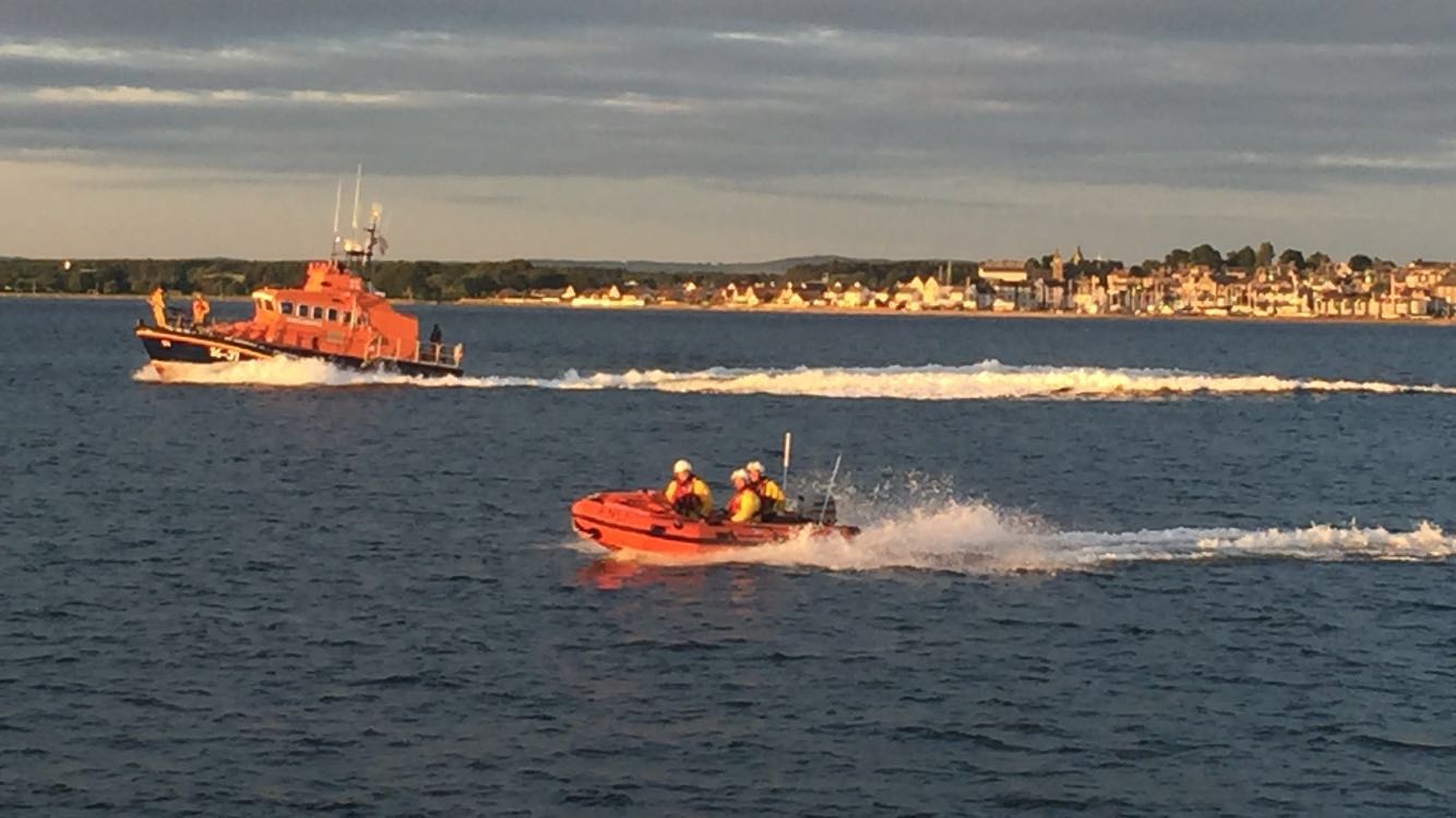 Stock image of both Broughty Ferry lifeboats