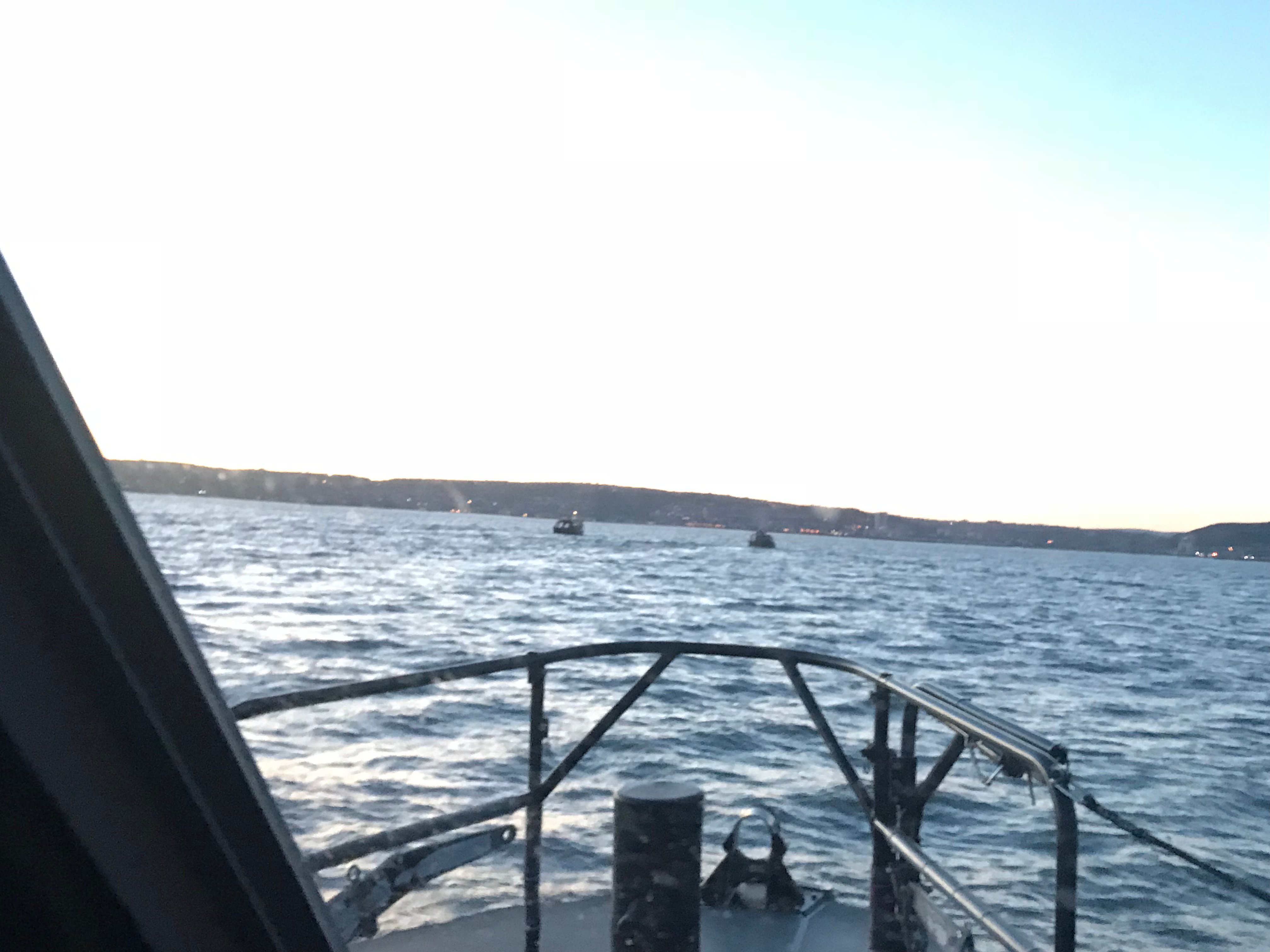 Sinking fishing boat making its way to Swansea river