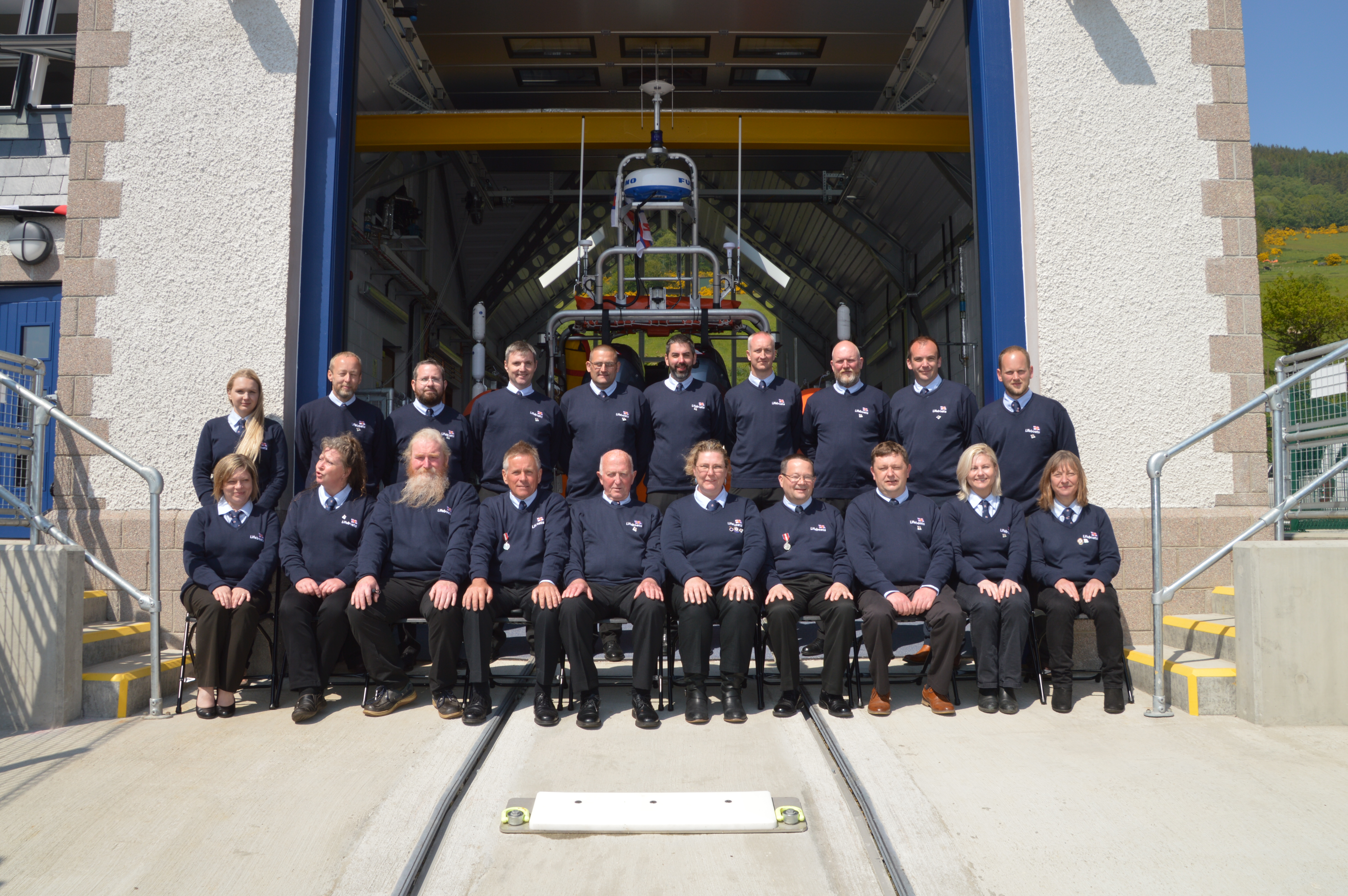 The Loch Ness lifeboat crew 