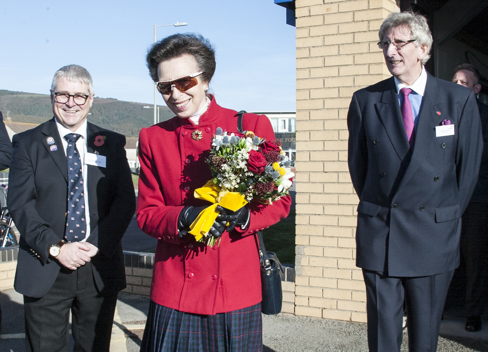 HRH Princess Ann at Port Tabot RNLI lifeboat station