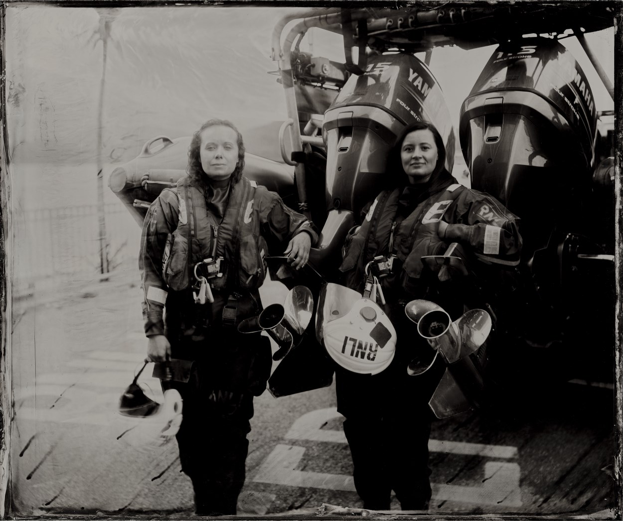Emma Noble (Left in Picture) taken when The Lifeboat Station Project came to Kyle of Lochalsh