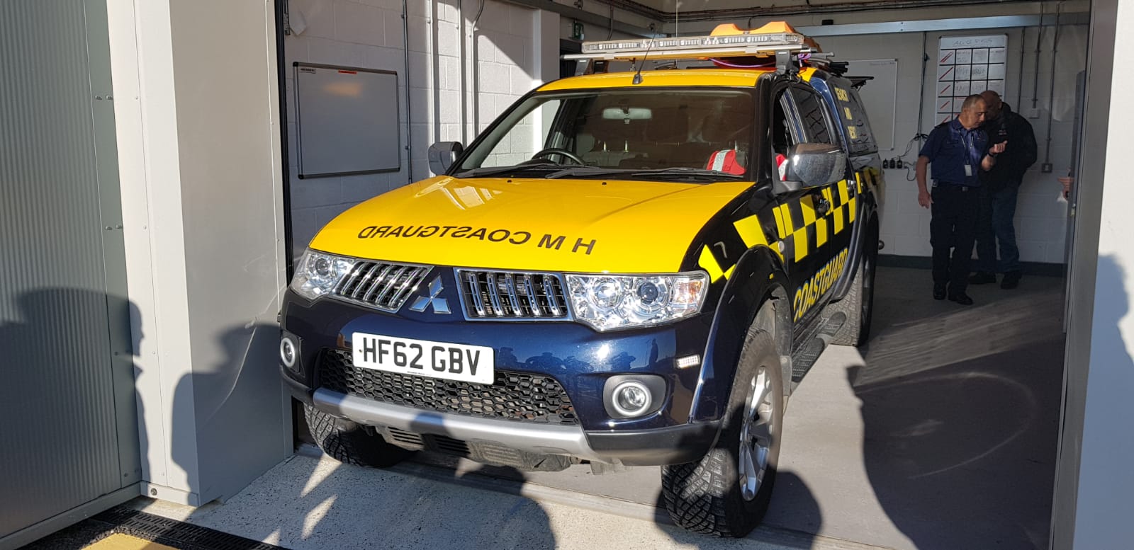 Calshot RNLI visit Hill Head HM Coastguard Rescue Team