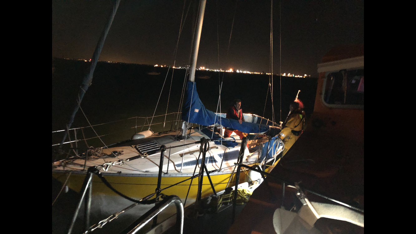 The yacht involved in the 1st October incident.