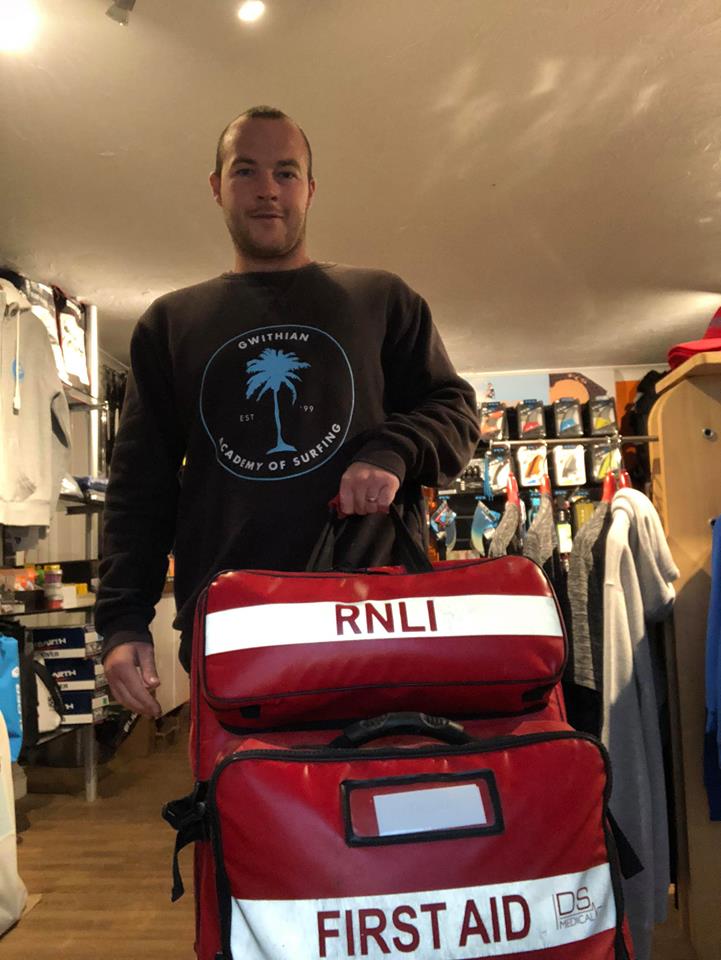 Community lifesaving volunteer at Gwithian, Ian