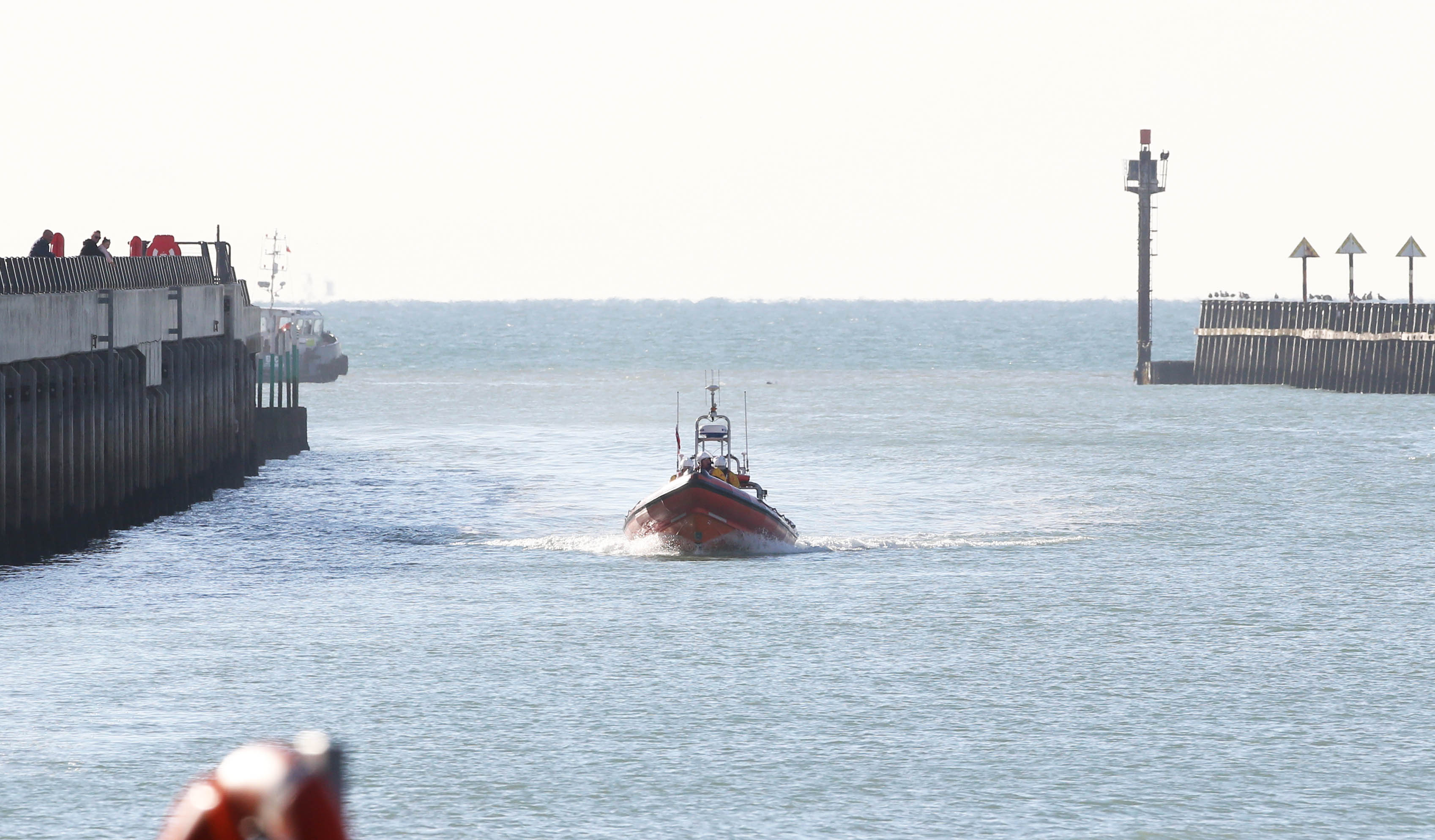 Atlantic 85 returning casualty to lifeboat stationstation