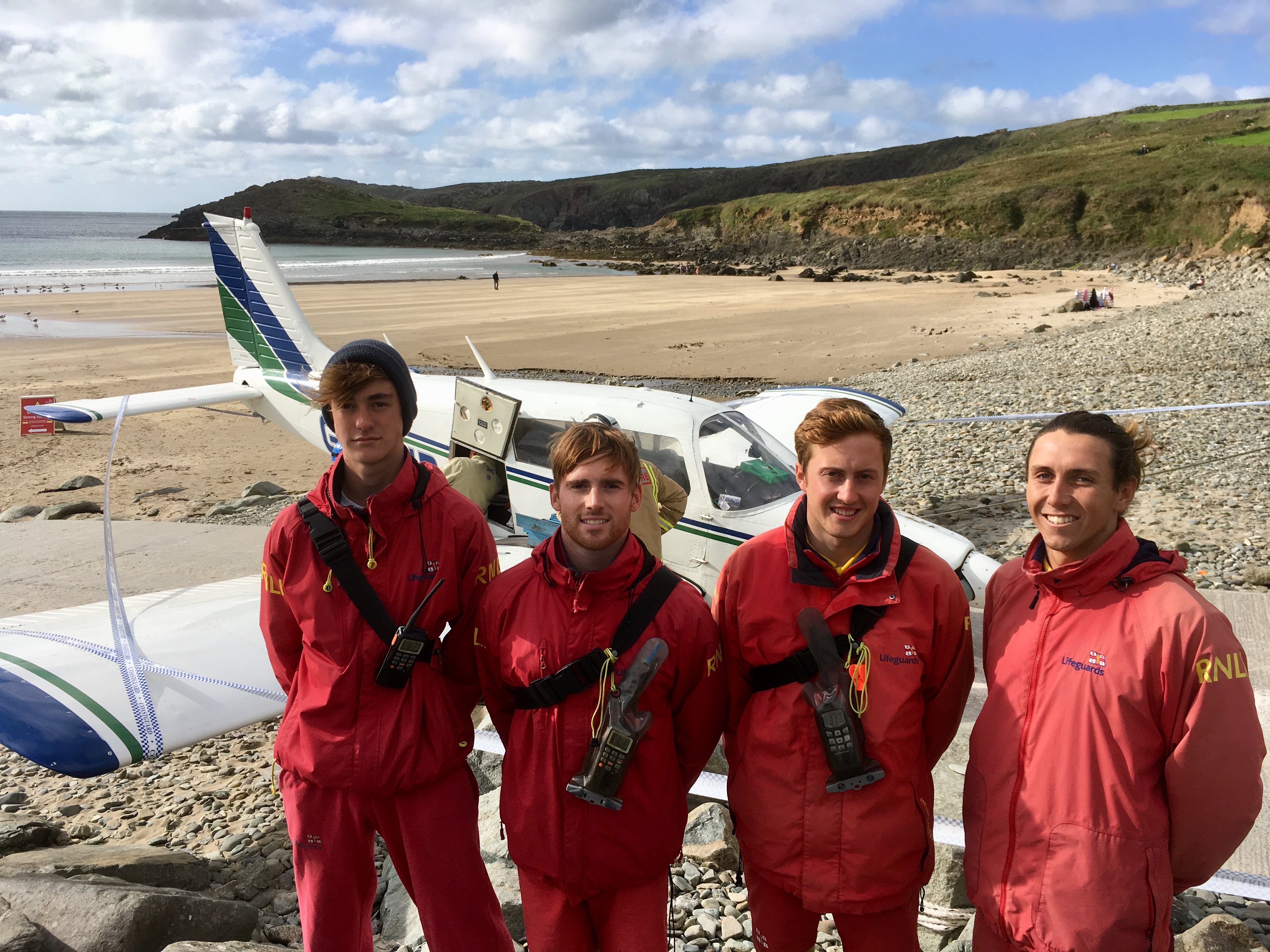 RNLI lifeguards were first responders