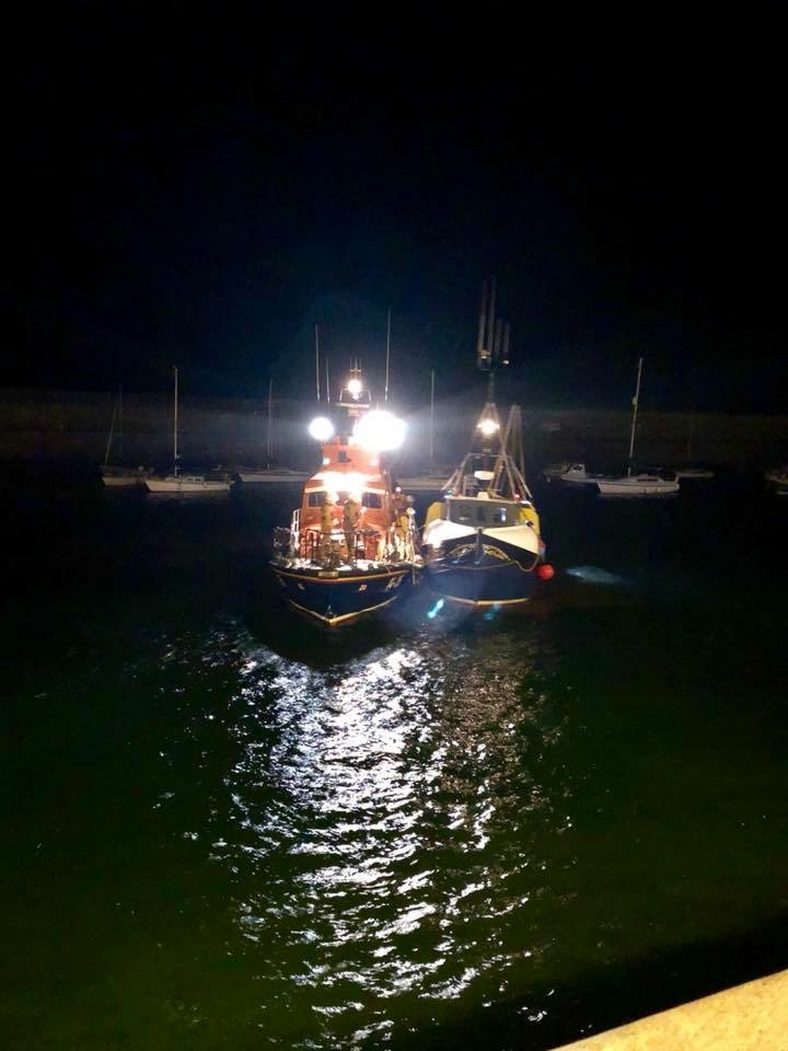 Dunbar ALB tows Spitfire to a safe berth.
