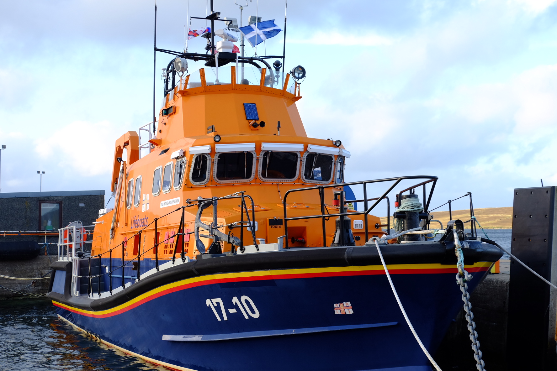 The Severn-class all weather lifeboat, RNLB Michael and Jane Vernon