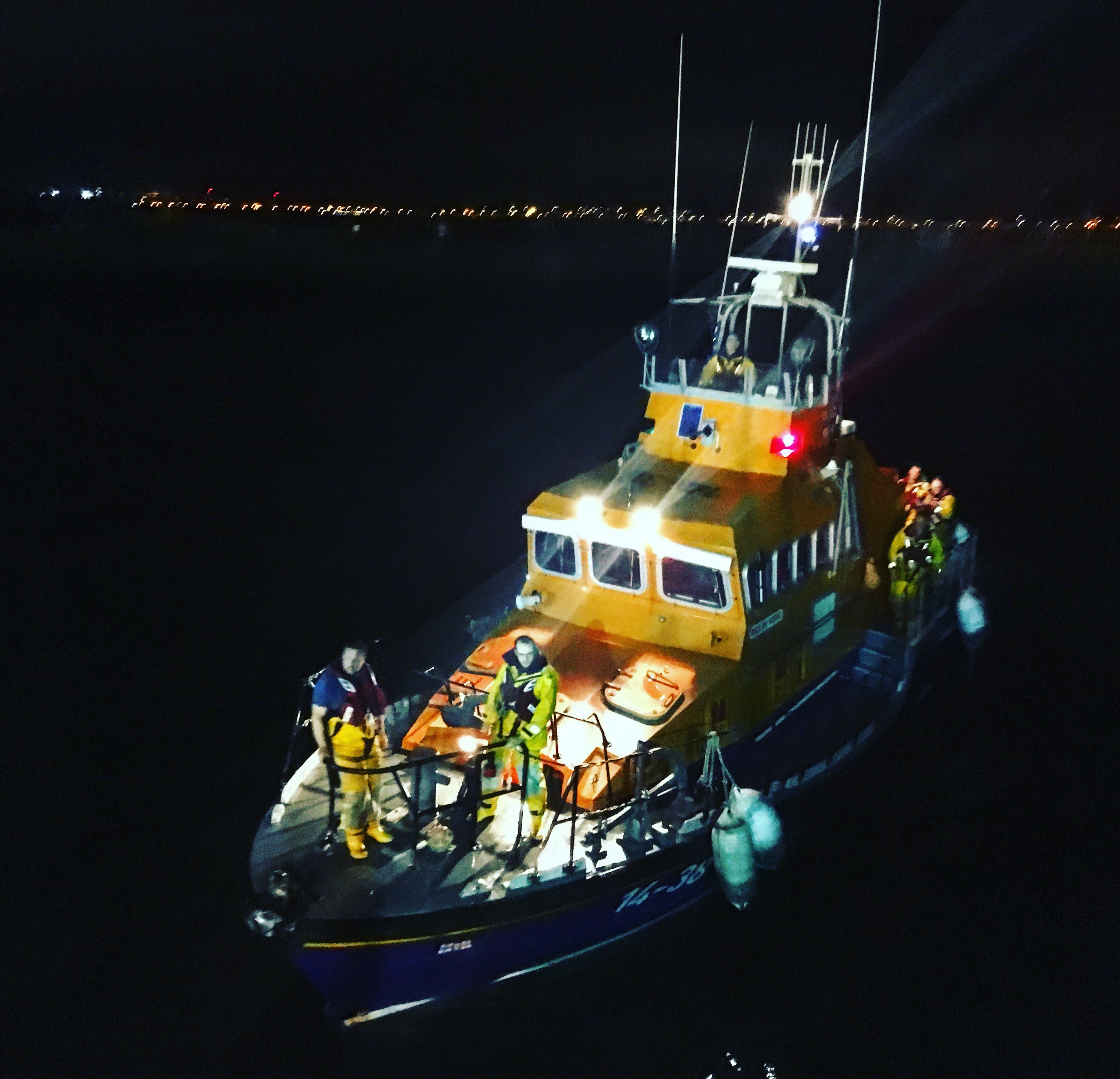 Troon all-weather lifeboat 'RNLB Jim Moffat' returns to Troon