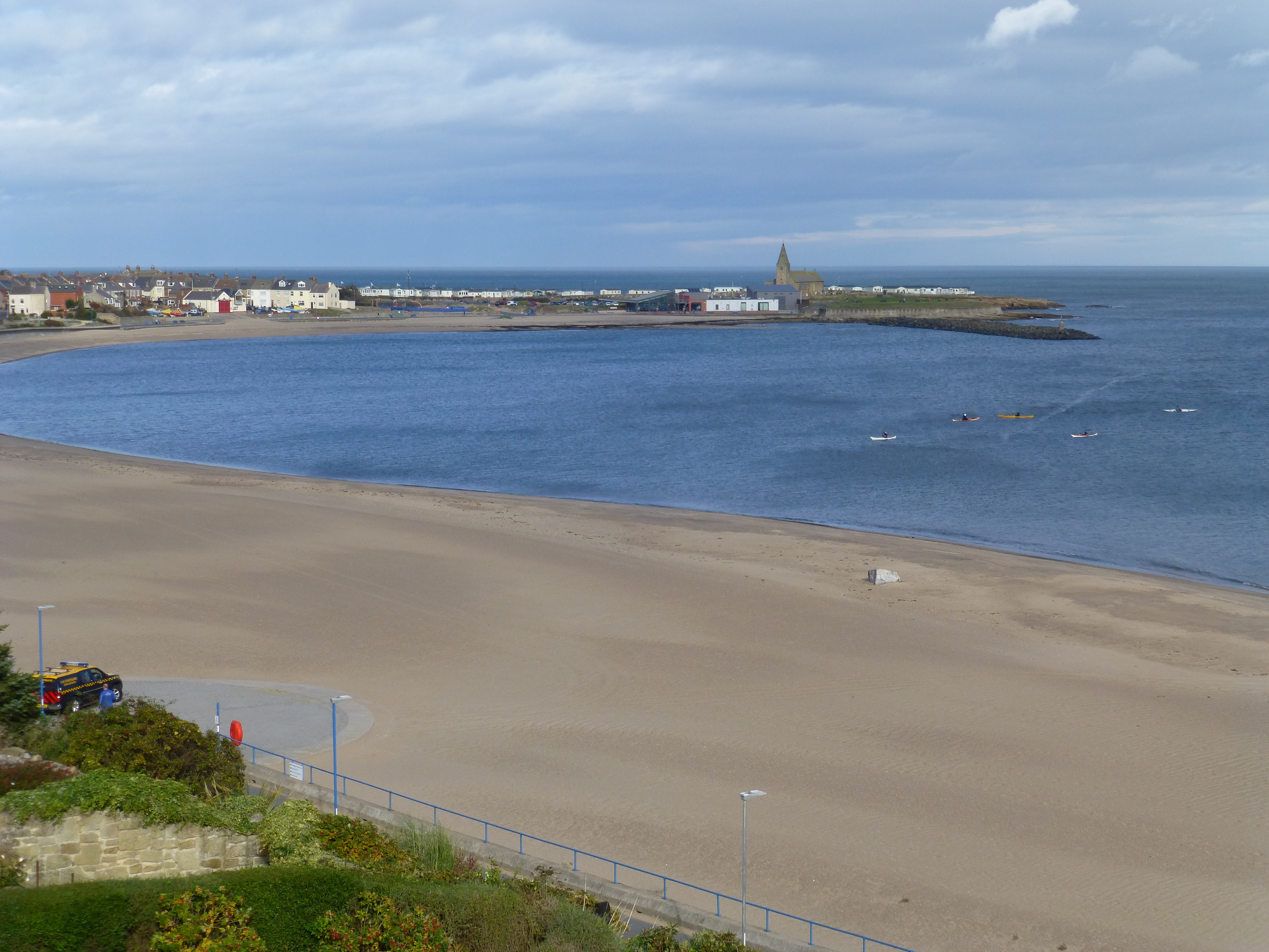 The Newbiggin coast rescue unit at the beach
