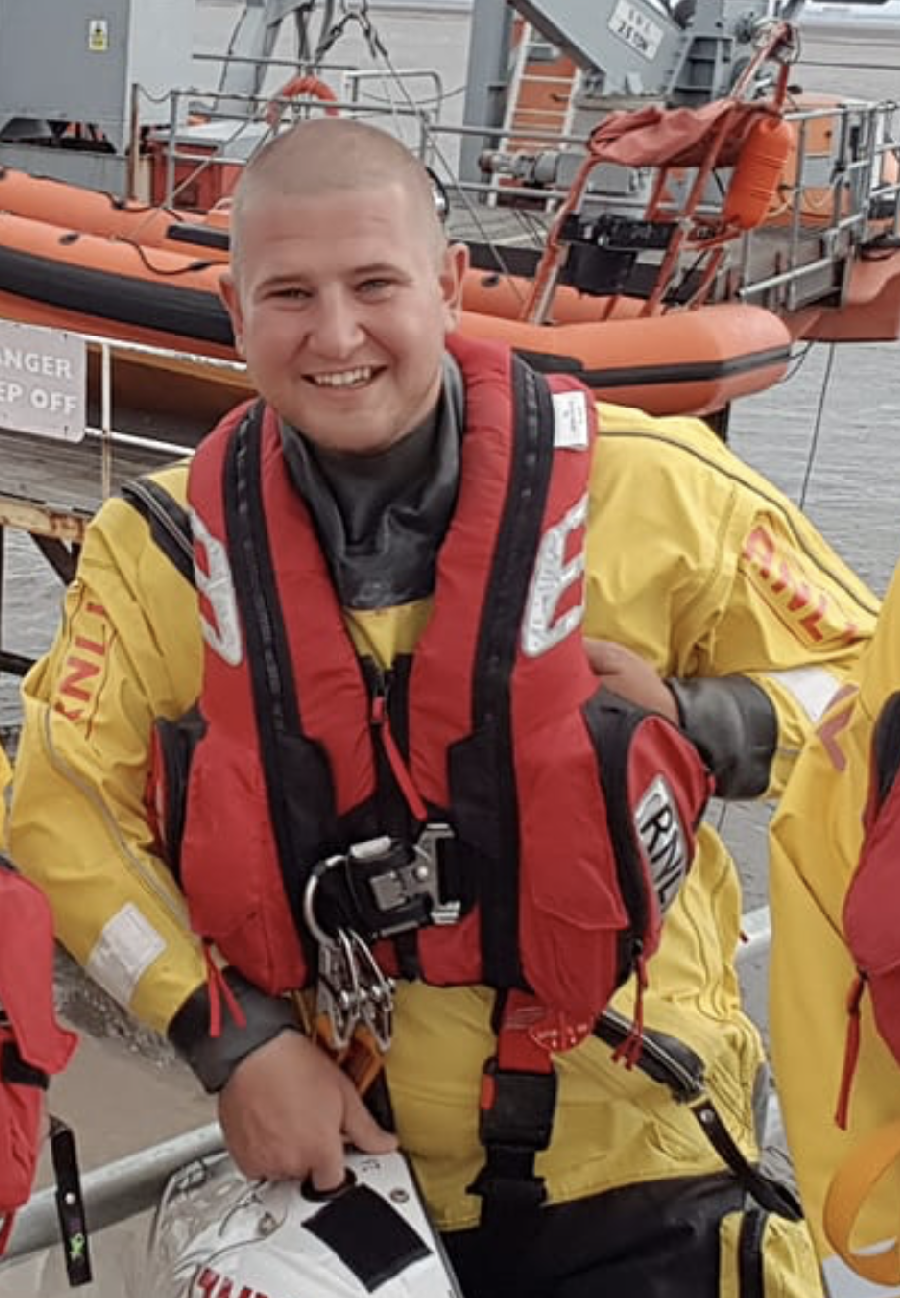 Daryl Randles, new Mechanic at Fleetwood RNLI