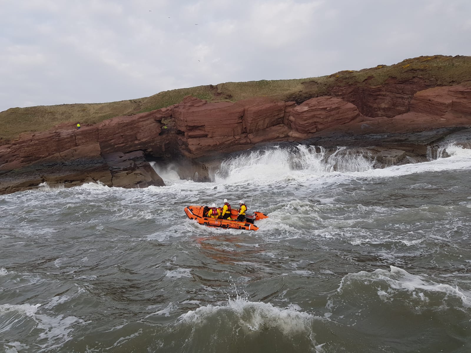 Arbroath ILB during cliff search