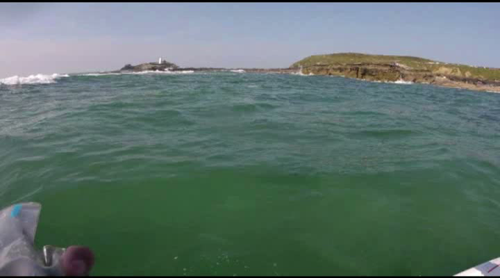 RNLI lifeguard on patrol at Gwithian responded to incident at neighbouring Top Cove where two girls were in difficulty in the water