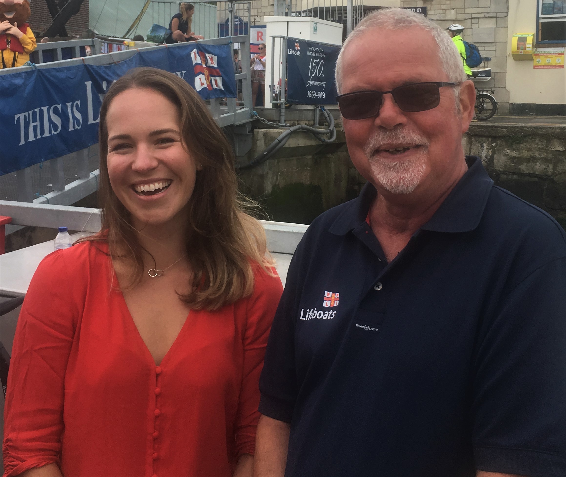 Nicki Ayling and Malcolm Wright, the in coming and retiring LOM's