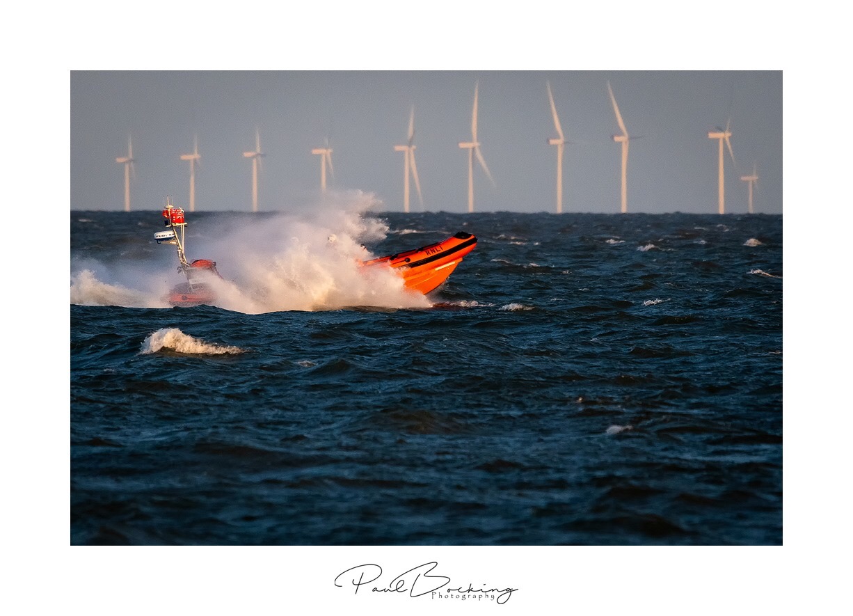 Atlantic 85 crashing through waves