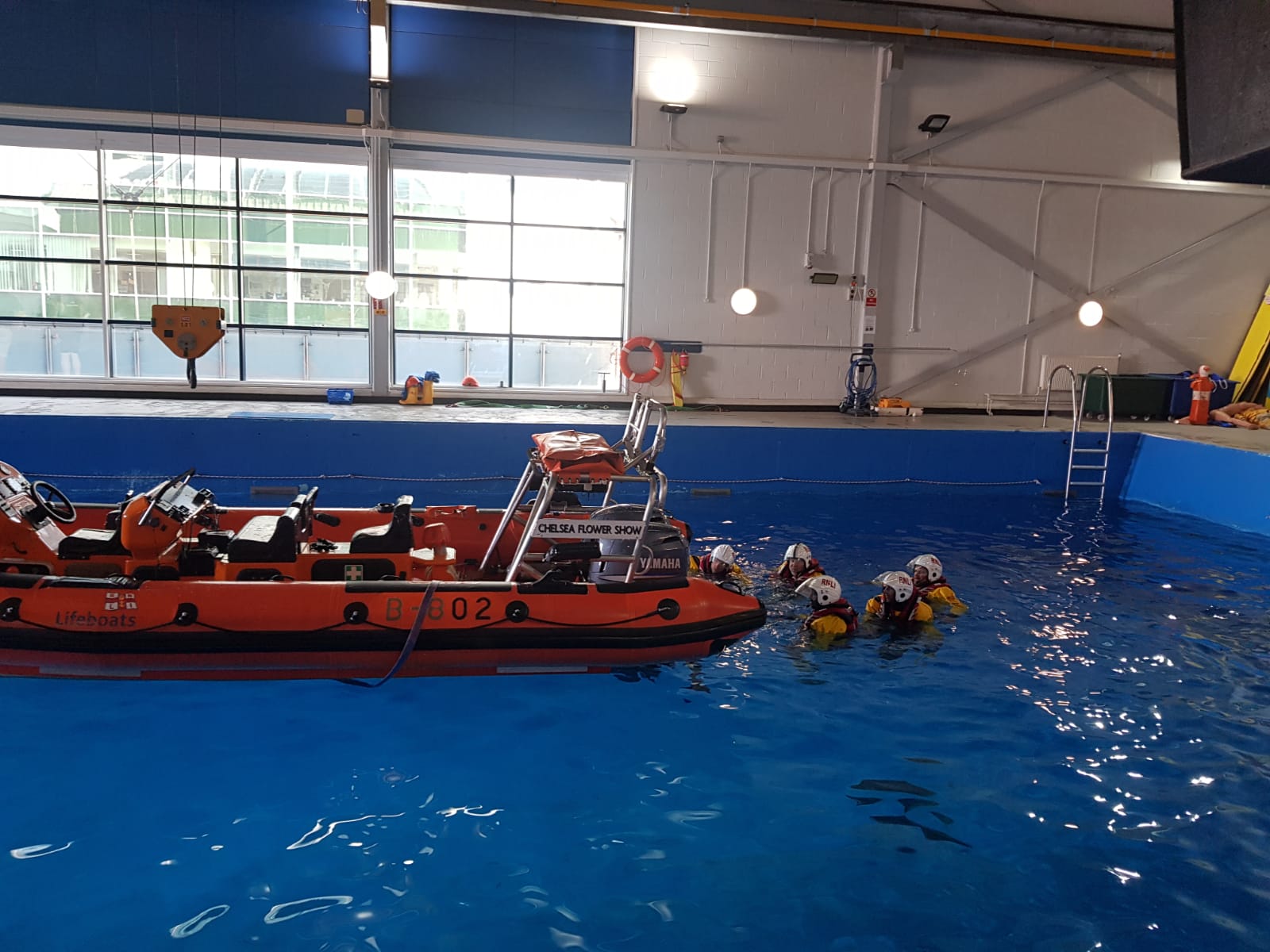 Crew in training at RNLI Poole